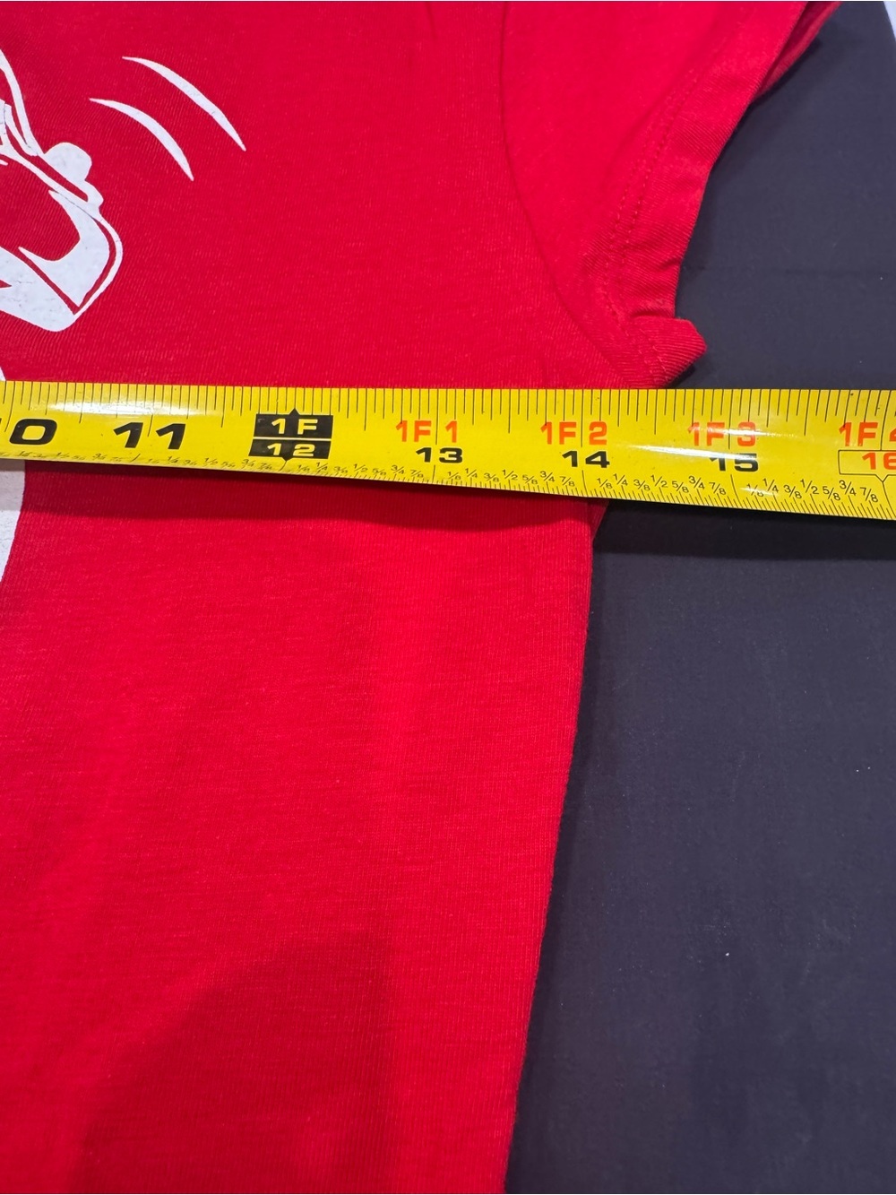 Splash Red Short Sleeve Graphic Tee - Picture 2 of 3
